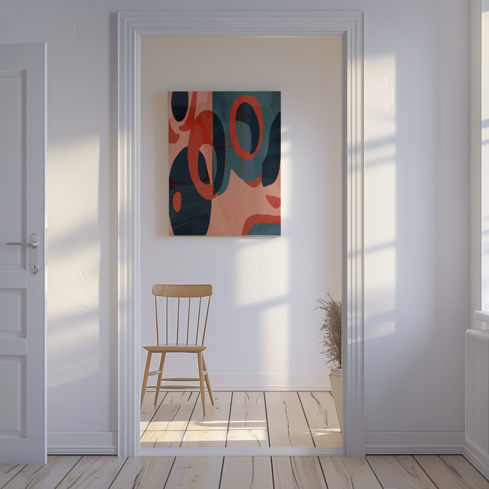 Geometric Shapes And Vibrant Colors | Canvas