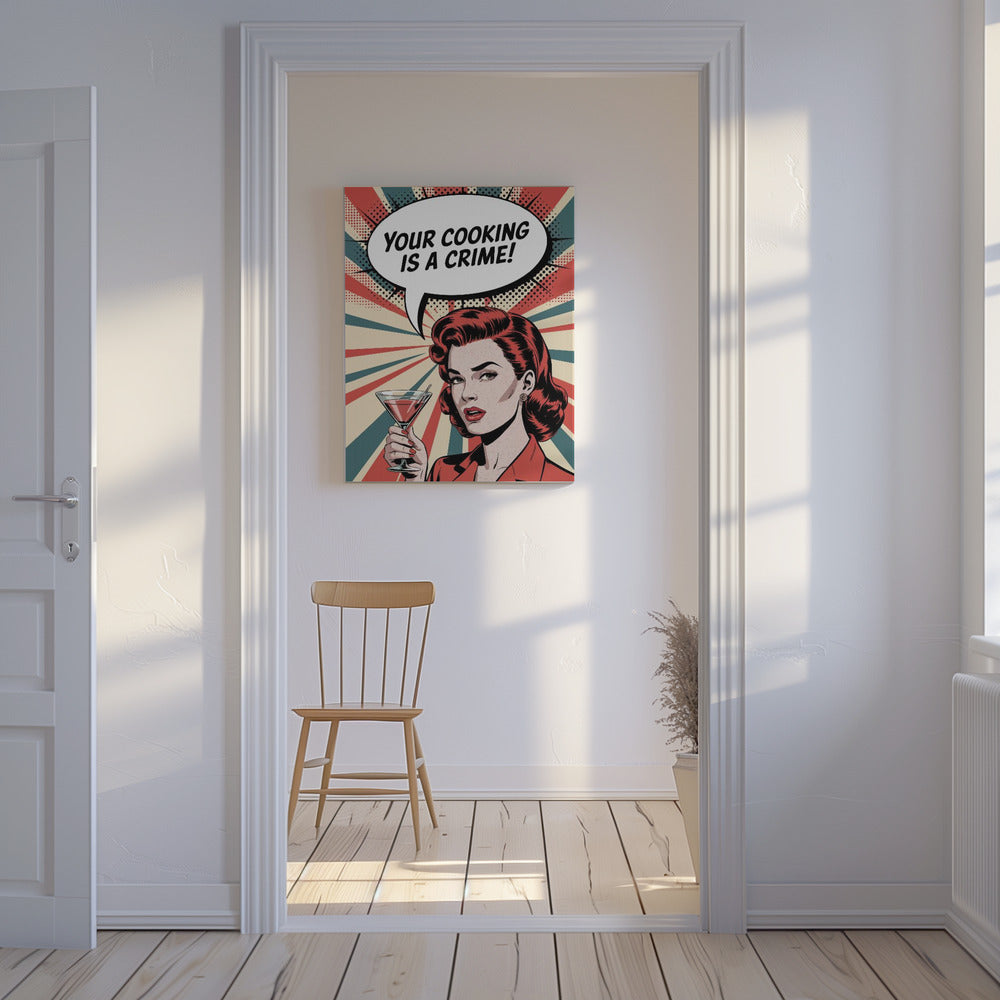 Retro Culinary Roast | Canvas