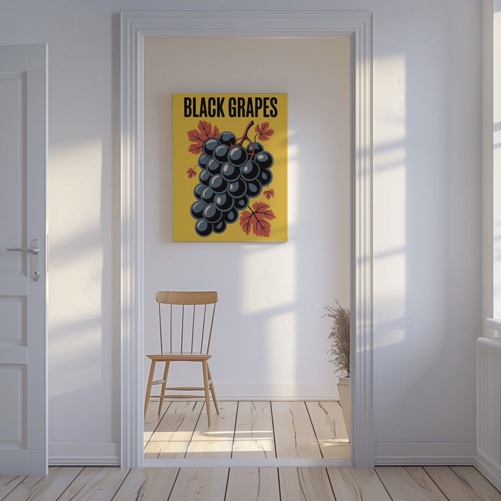 Grapes &amp; Leaves | Canvas