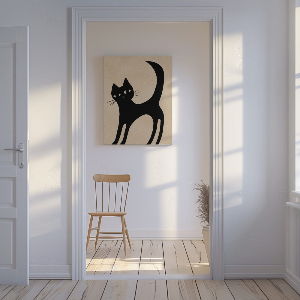 Black cat | Canvas