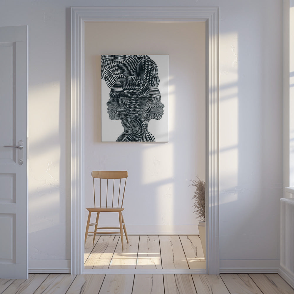 Tribal Couple | Canvas