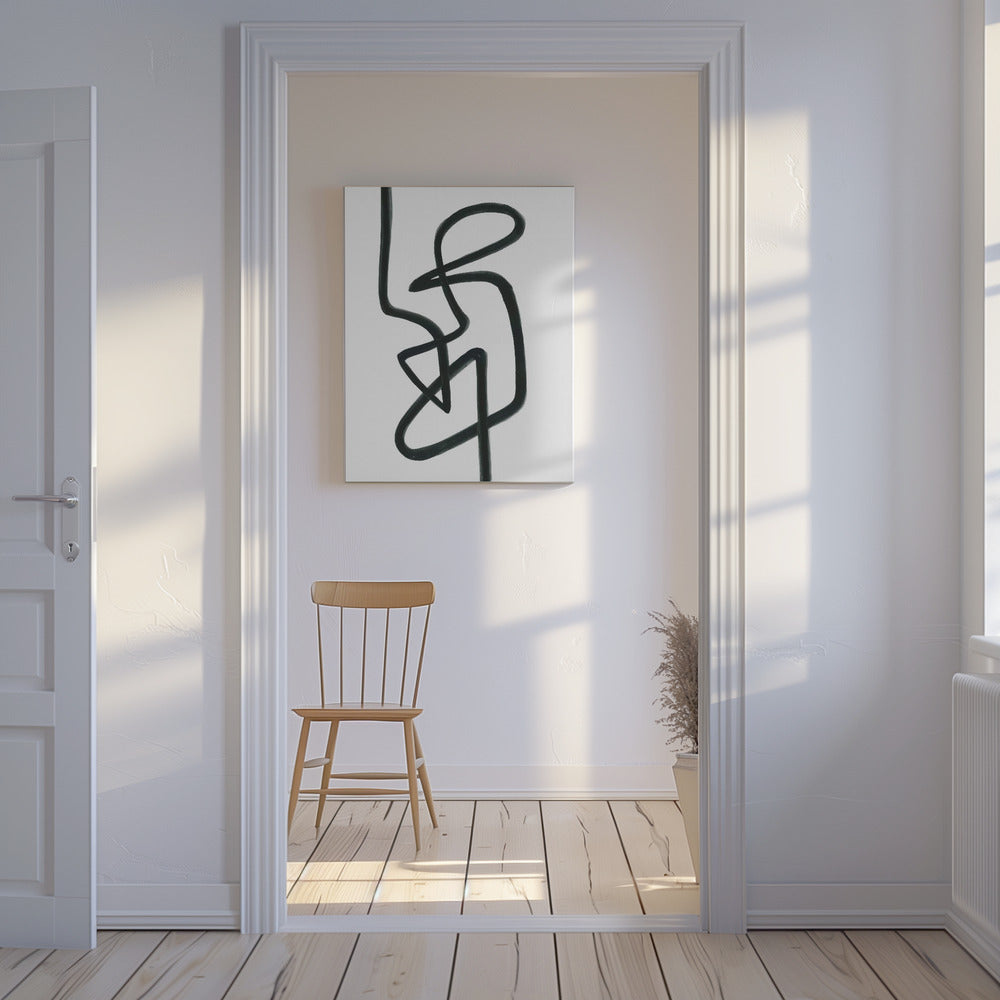 Relax Pose Black | Canvas