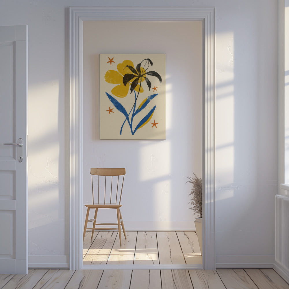 Starry Floral Dance | Canvas