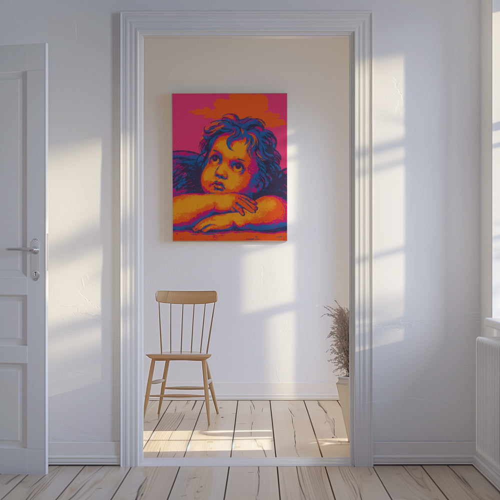 Vibrant Cherub Dreams | Canvas