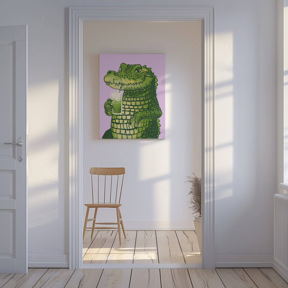 Matcha crocodile | Canvas