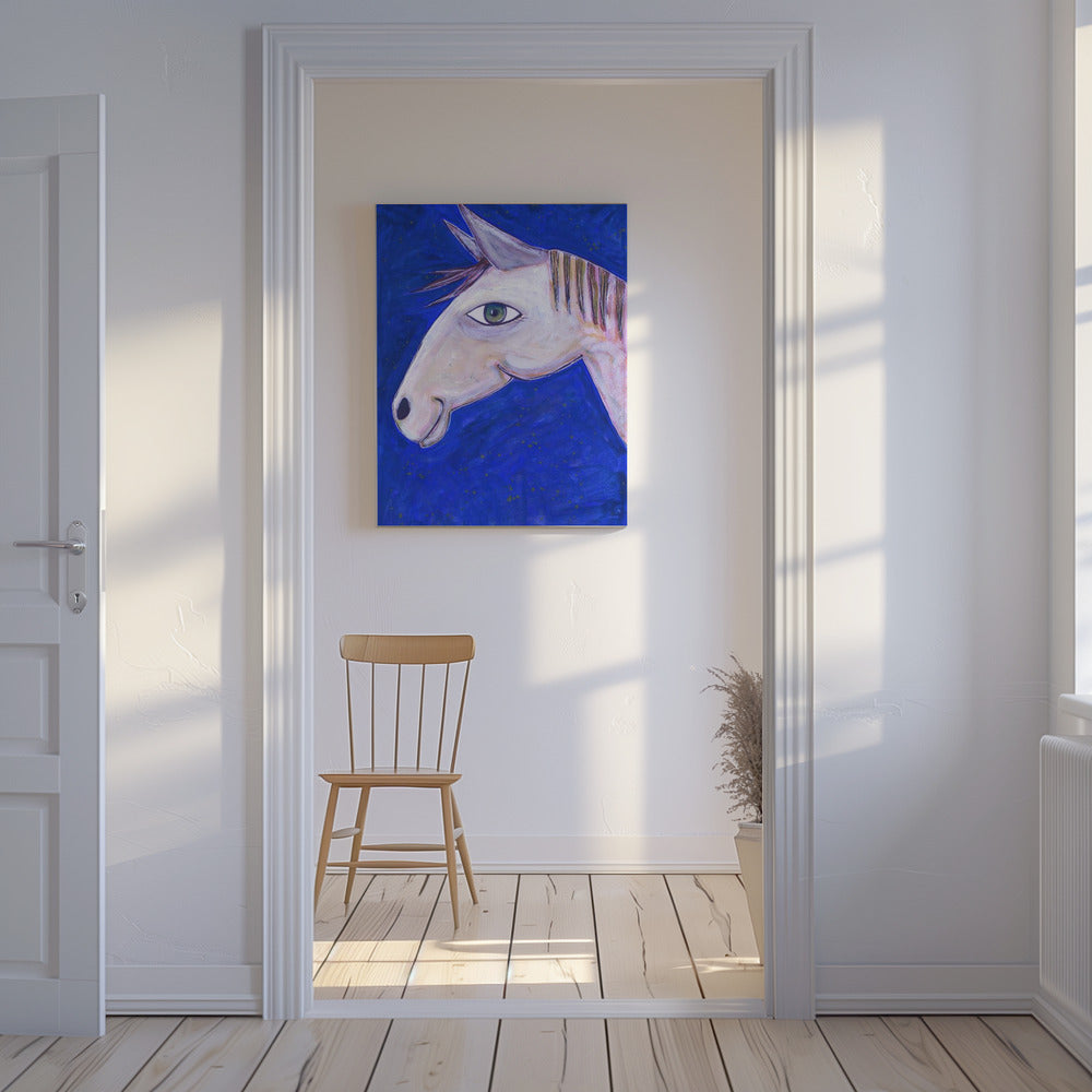 Dreaming of Horses Luminous Blue | Canvas