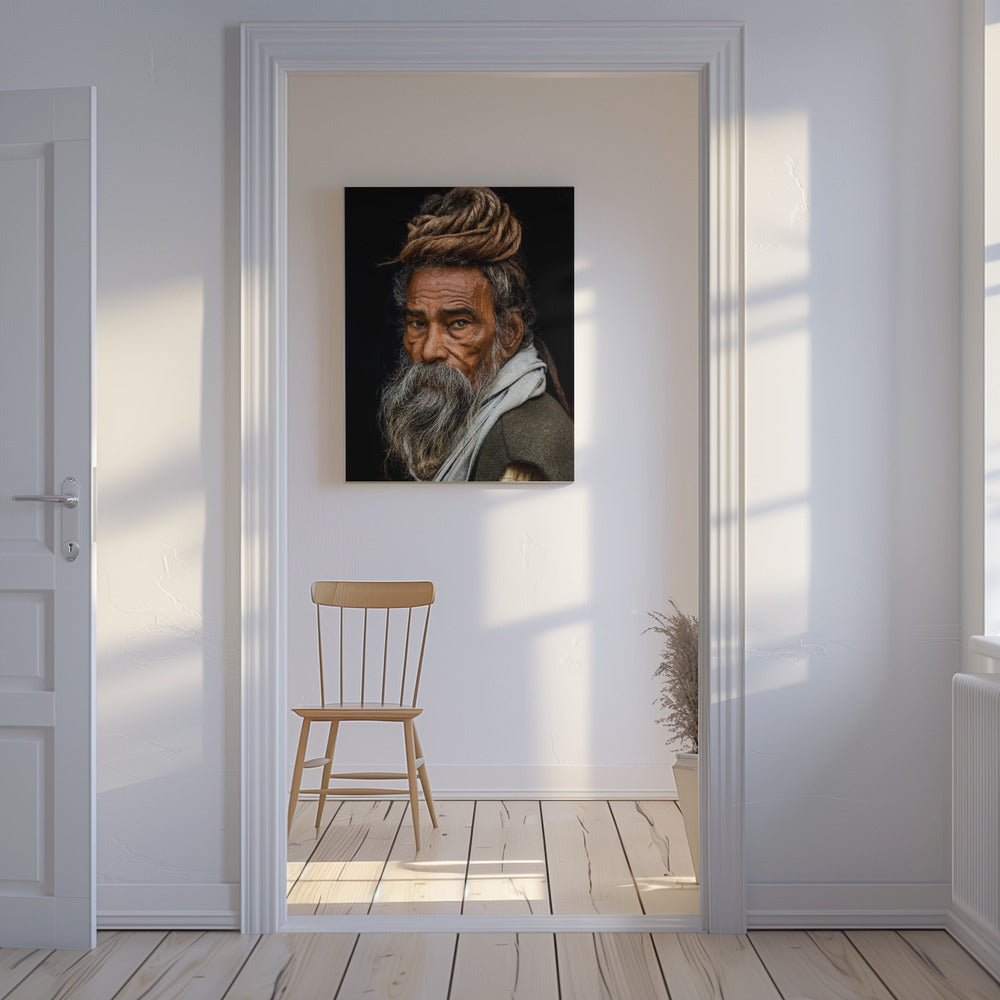 Portrait of a Sadhu... | Canvas