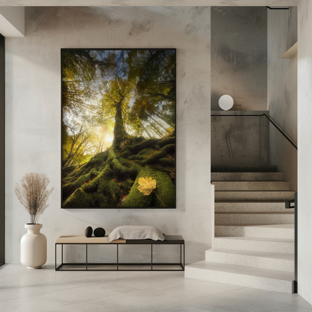 The goodbye of a leaf | Poster