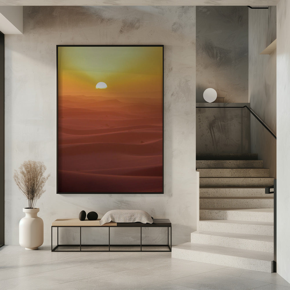 Sunset over Dunes | Poster