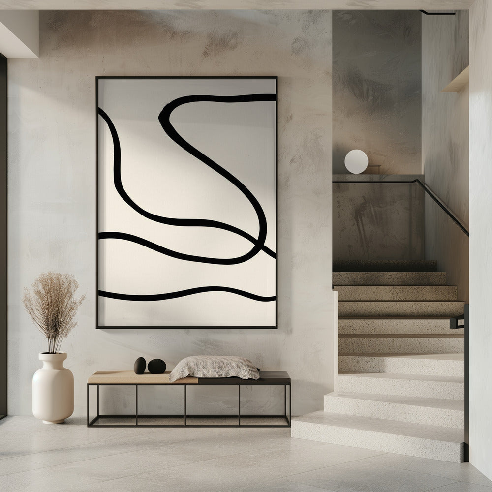 Black Lines 01 | Poster