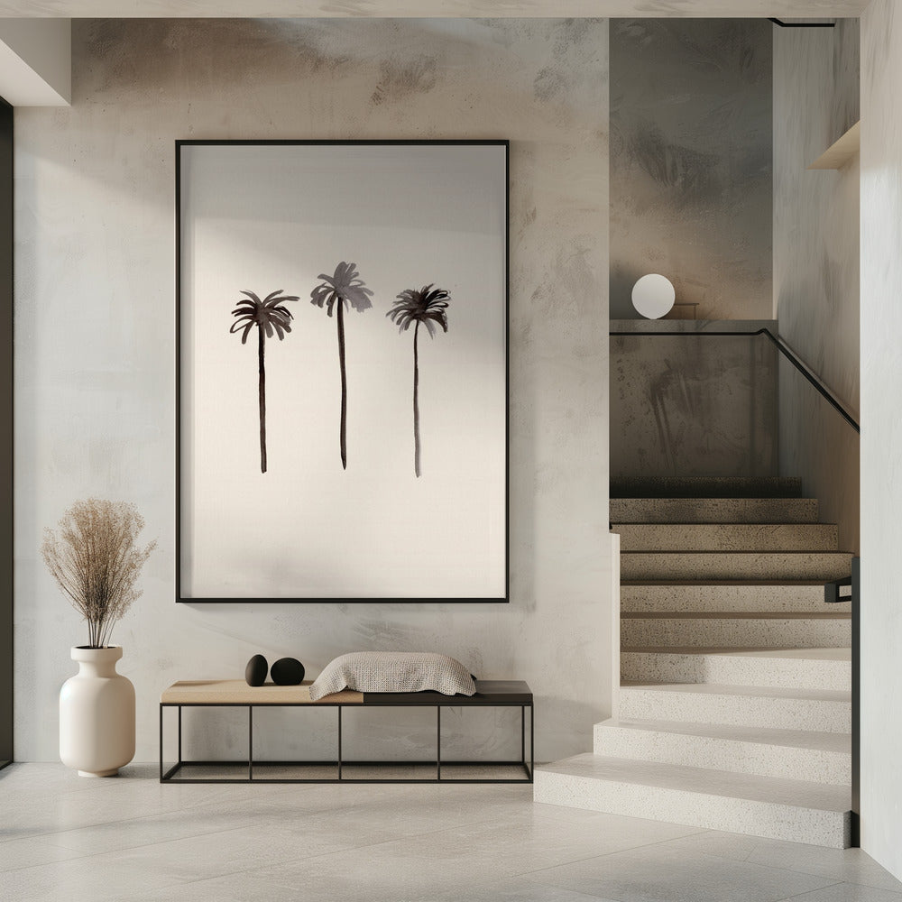Palm Trees Ink | Poster