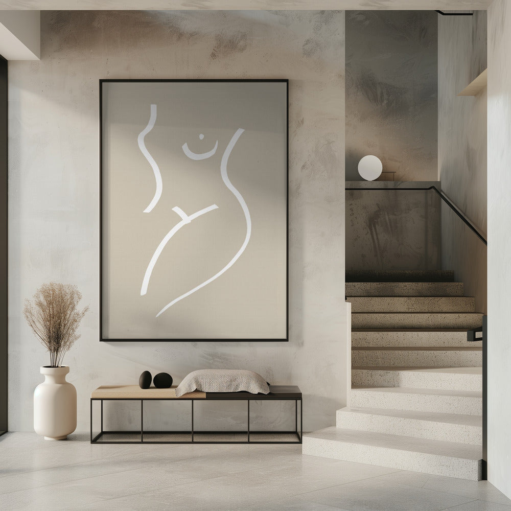 Body Sketch Sand | Poster