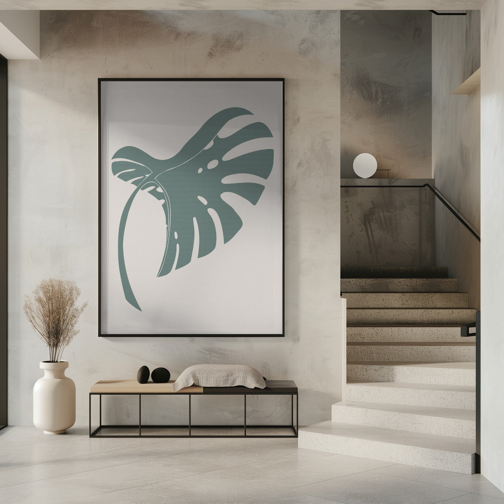 Monstera Bent Green | Poster