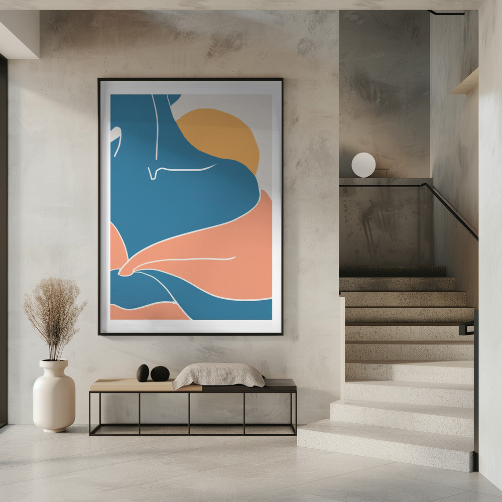 Blue Shoulder | Poster