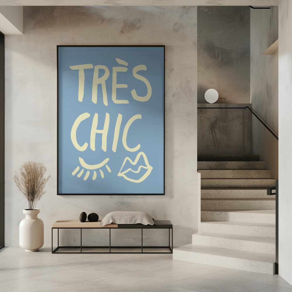 Très Chic Blue | Poster