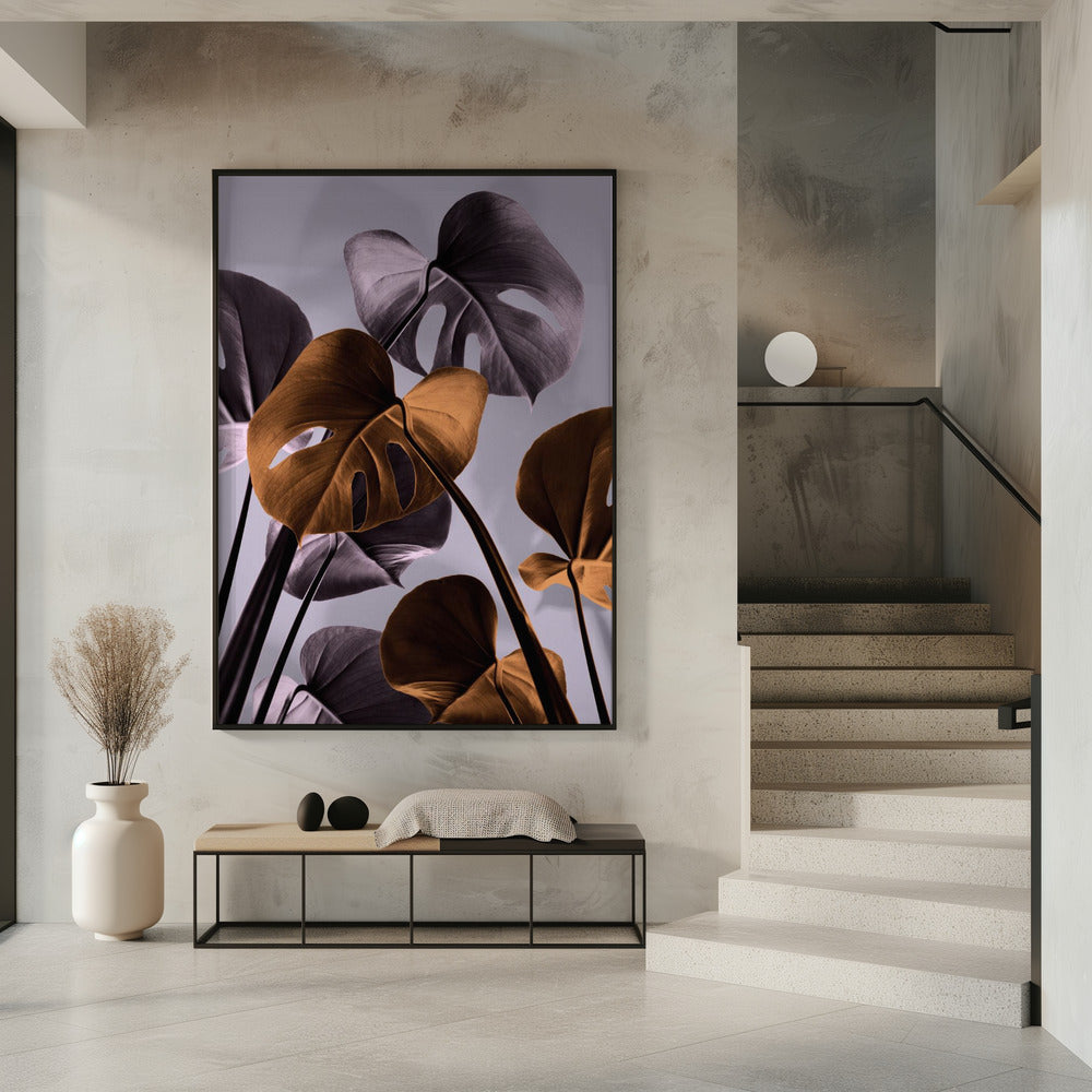 Monstera Purple 01 | Poster