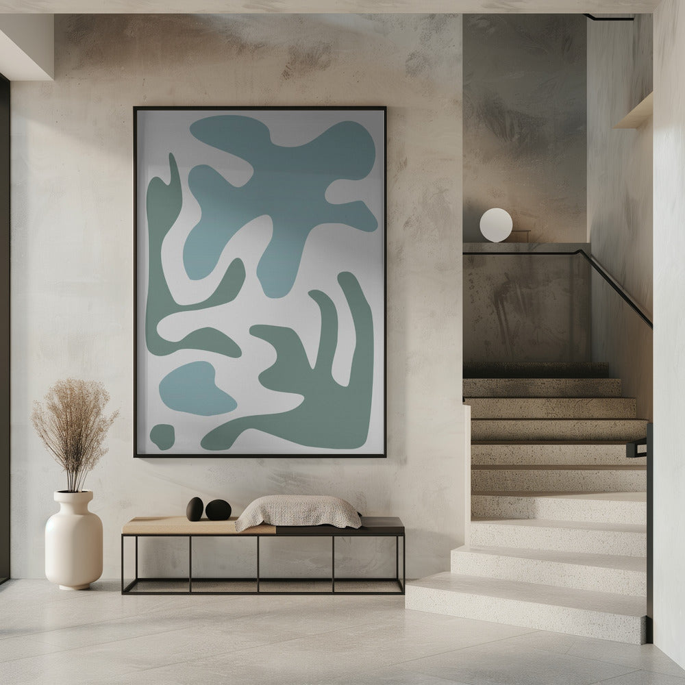 Seaweed Teal No 2 | Poster