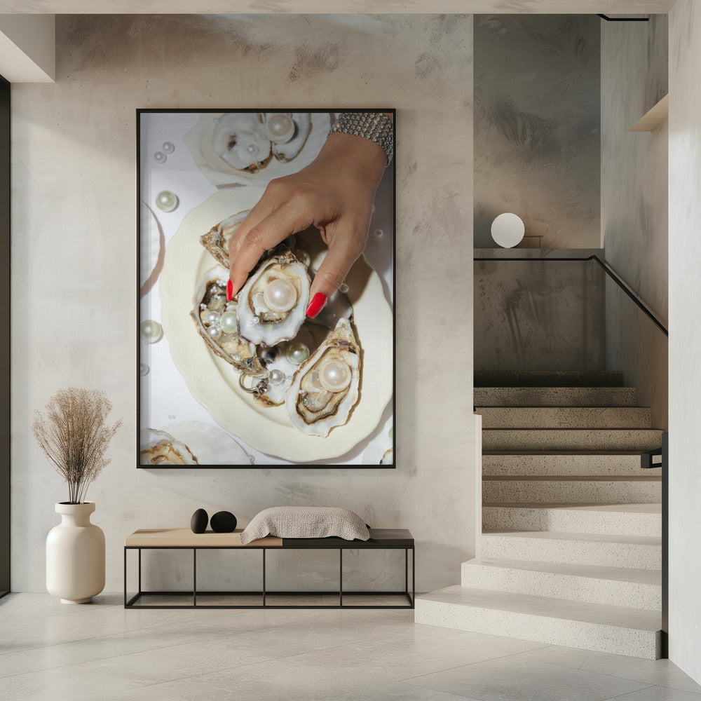 Oysters &amp; Pearls No 02 | Poster