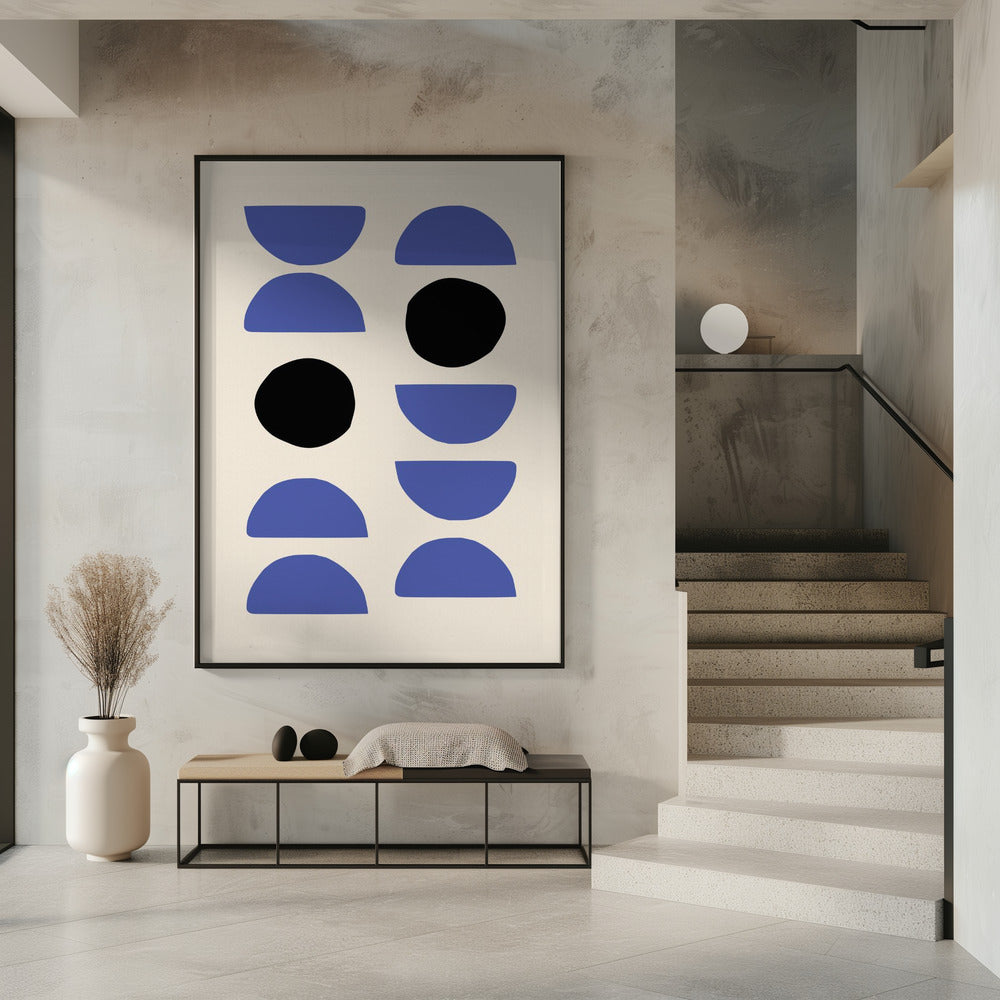 Blue Shapes | Poster