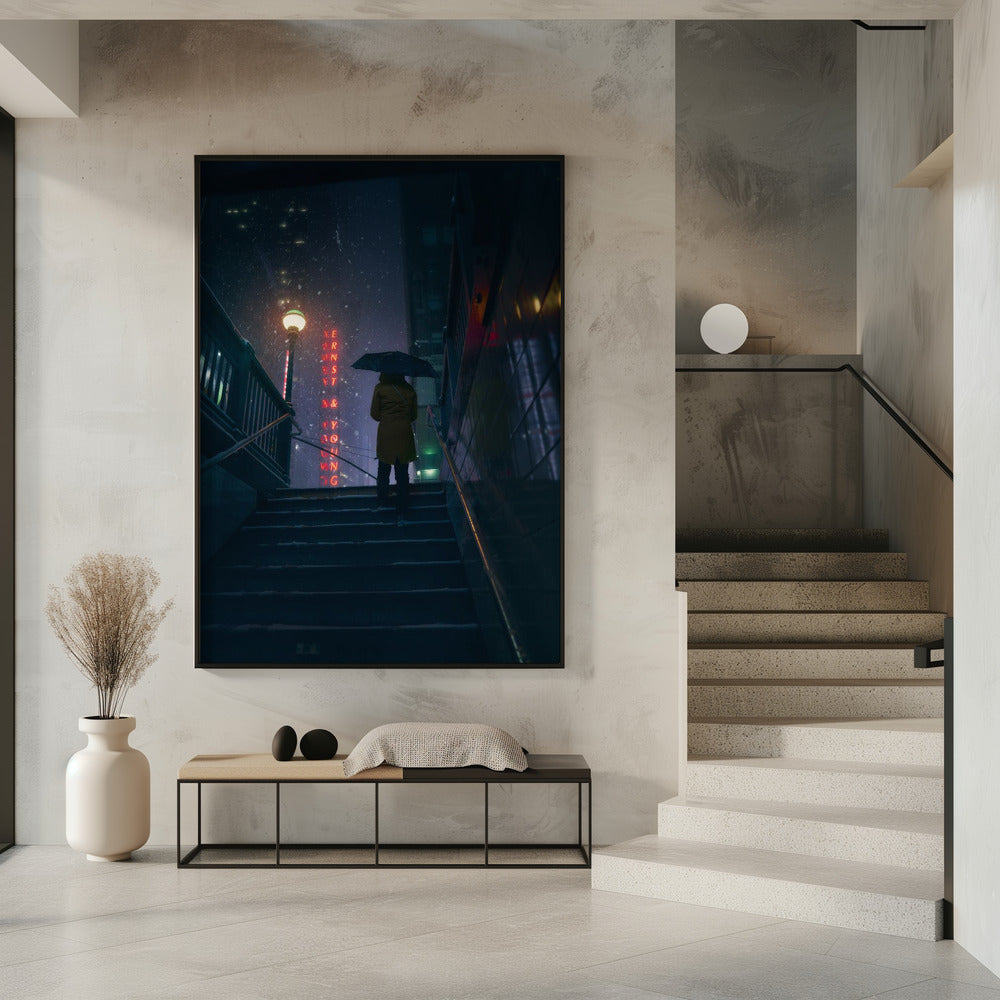 Exiting to the Storm | Poster