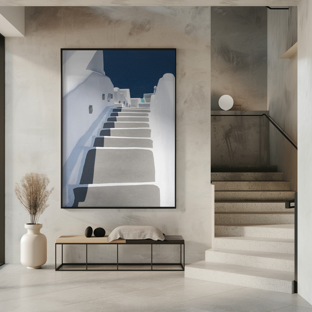 steps to pool and sea | Poster