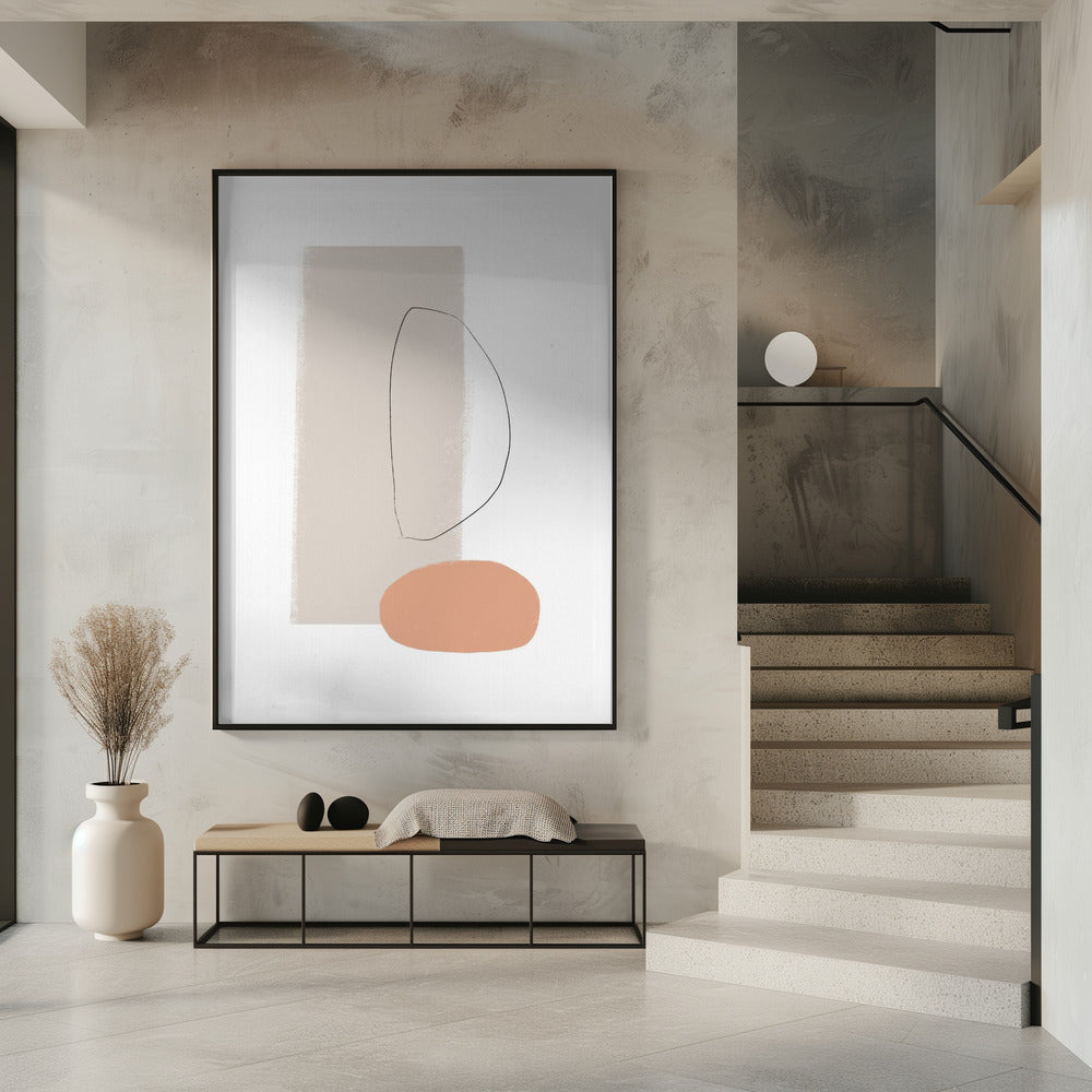 Simple Shapes and Soft Colors | Poster