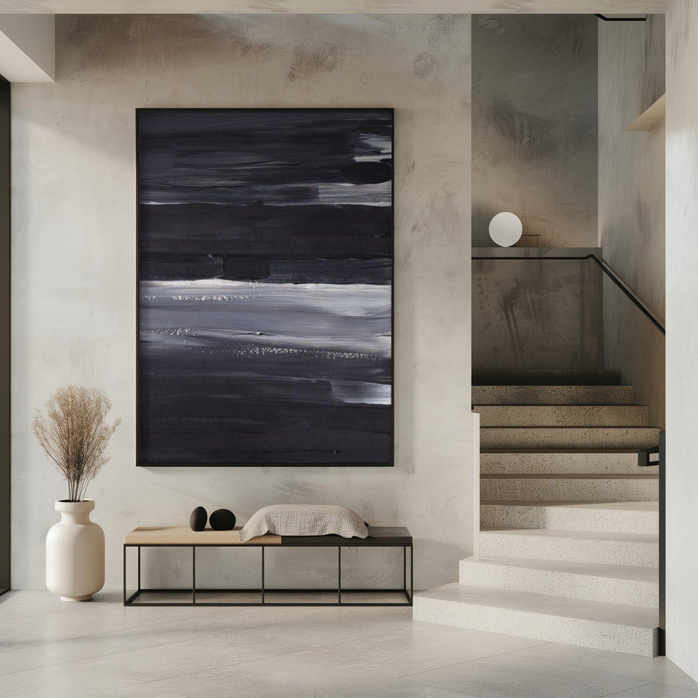 Expressive Monochrome Strokes | Poster