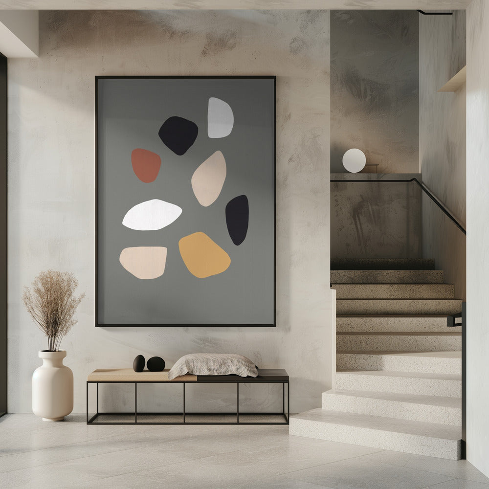 Earthy Shapes Dance | Poster