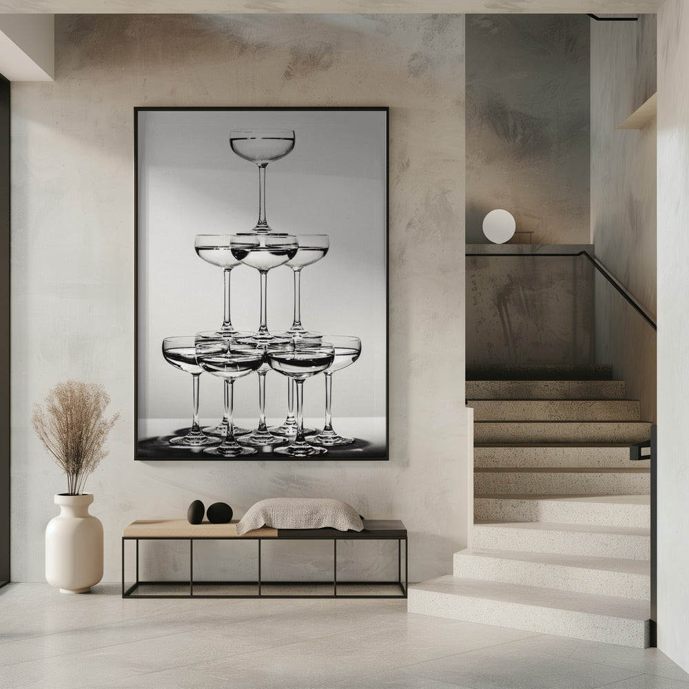 Champagne tower_6 | Poster