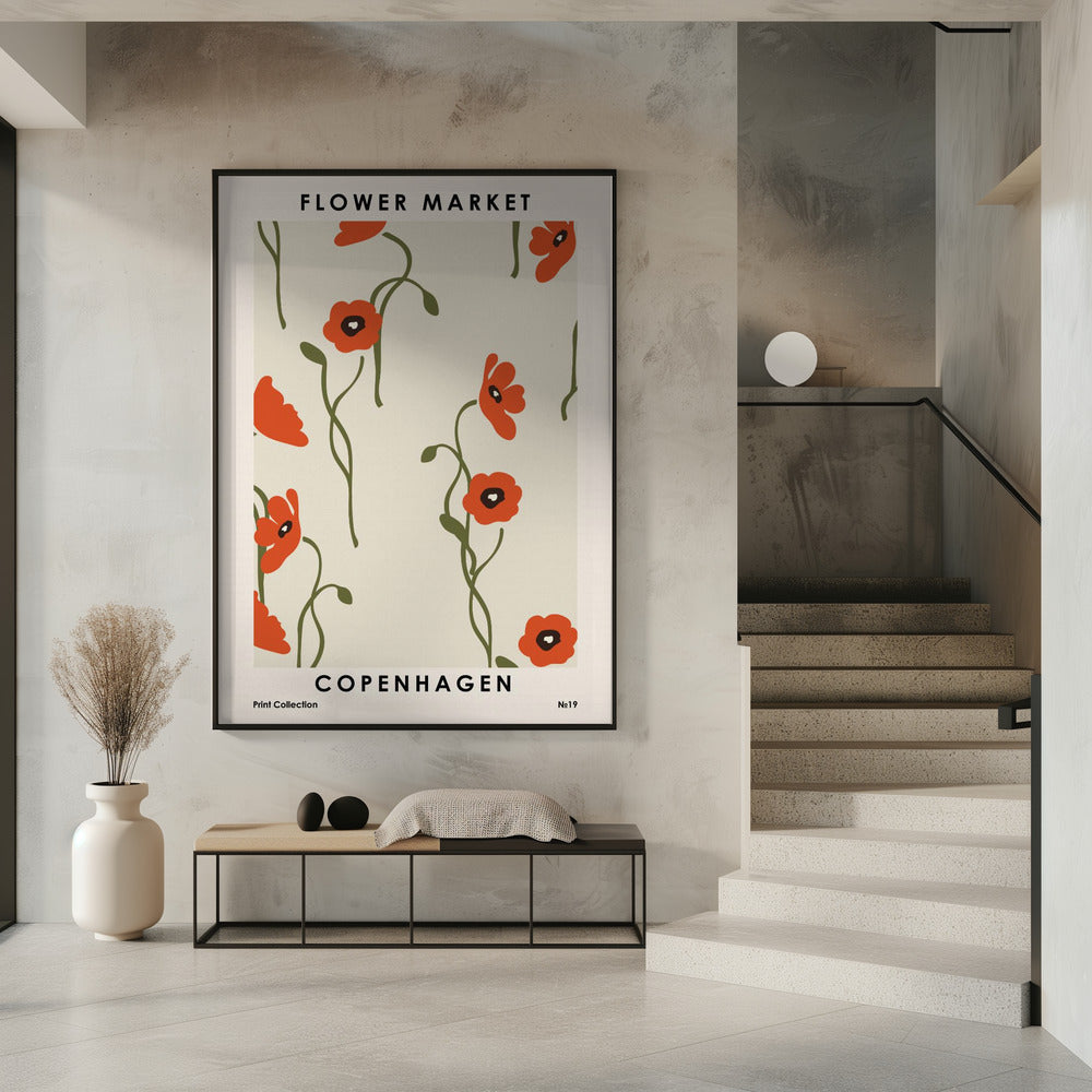 Flower Market Copenhagen | Poster
