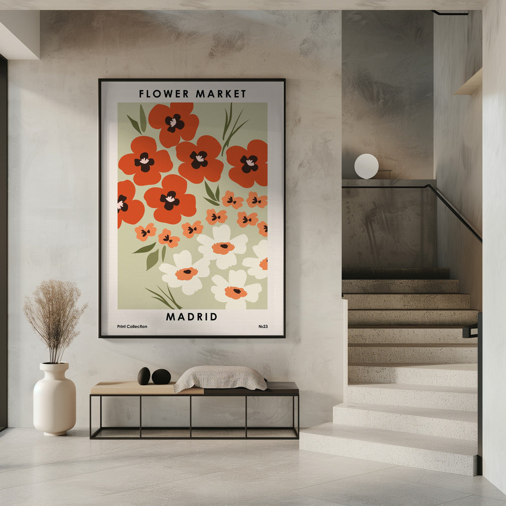 Flower Market Madrid | Poster