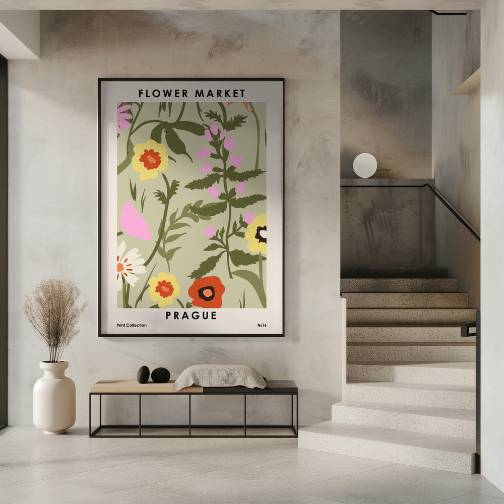 Flower Market Prague | Poster