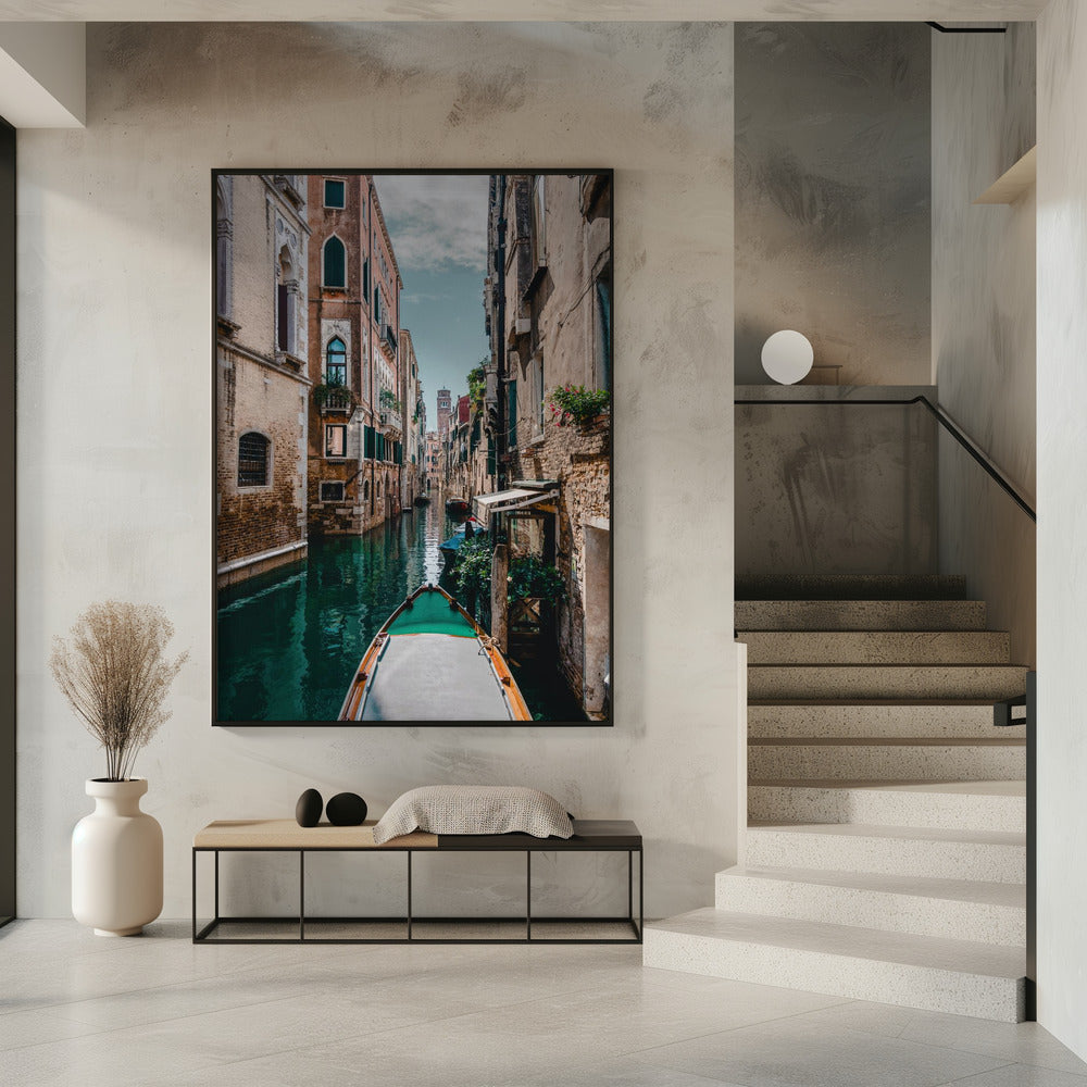 Boat on the river | Poster