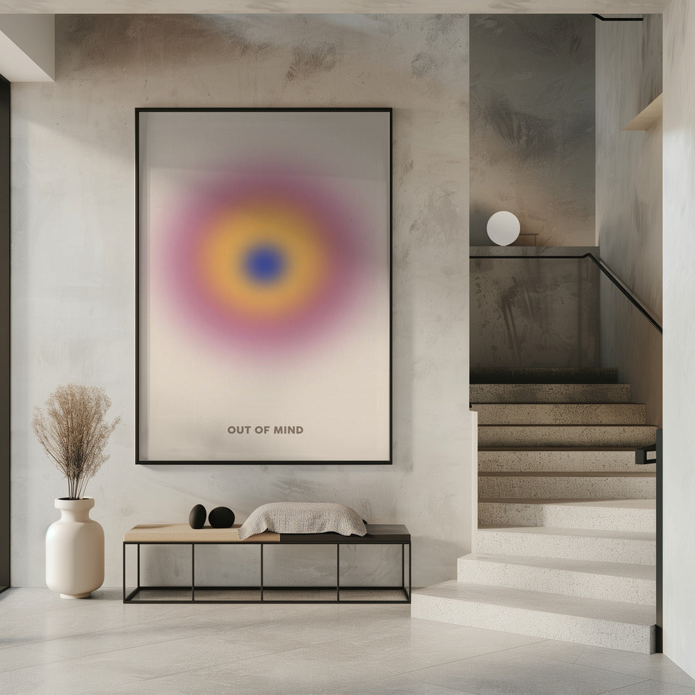 Colorful Concentric Glow | Poster