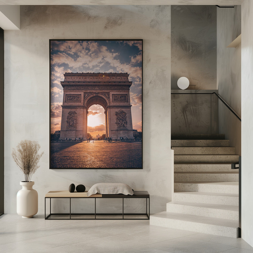 Golden Arc of Paris | Poster