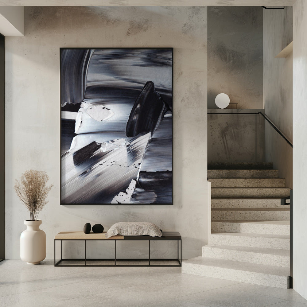 Monochrome Waves | Poster