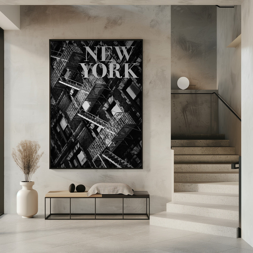 NYC Fire Escapes | Poster