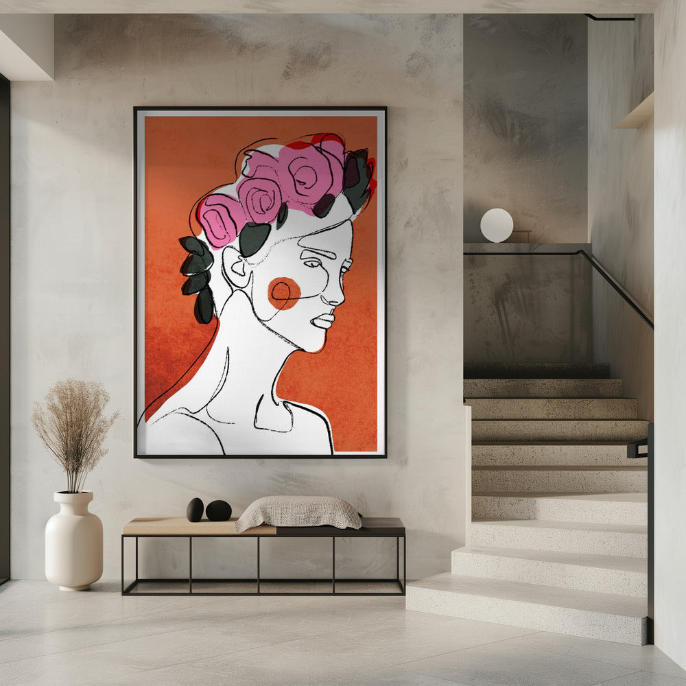 Floral Contemplation | Poster