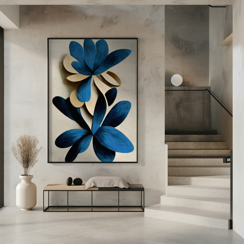 Blue Nymphaea | Poster