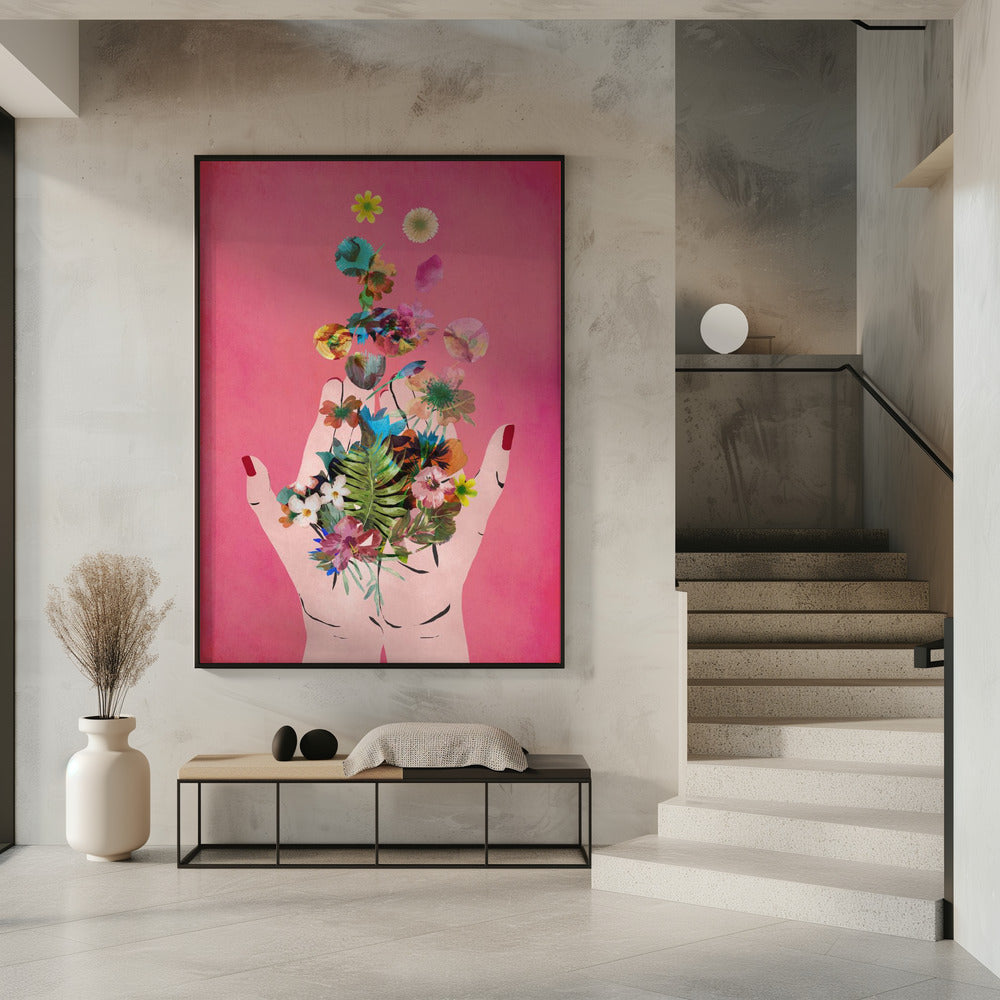 Blooming in Hands | Poster