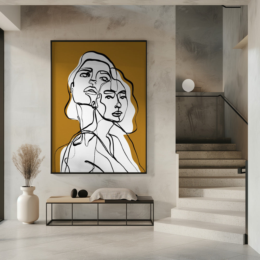 Interwoven Faces | Poster