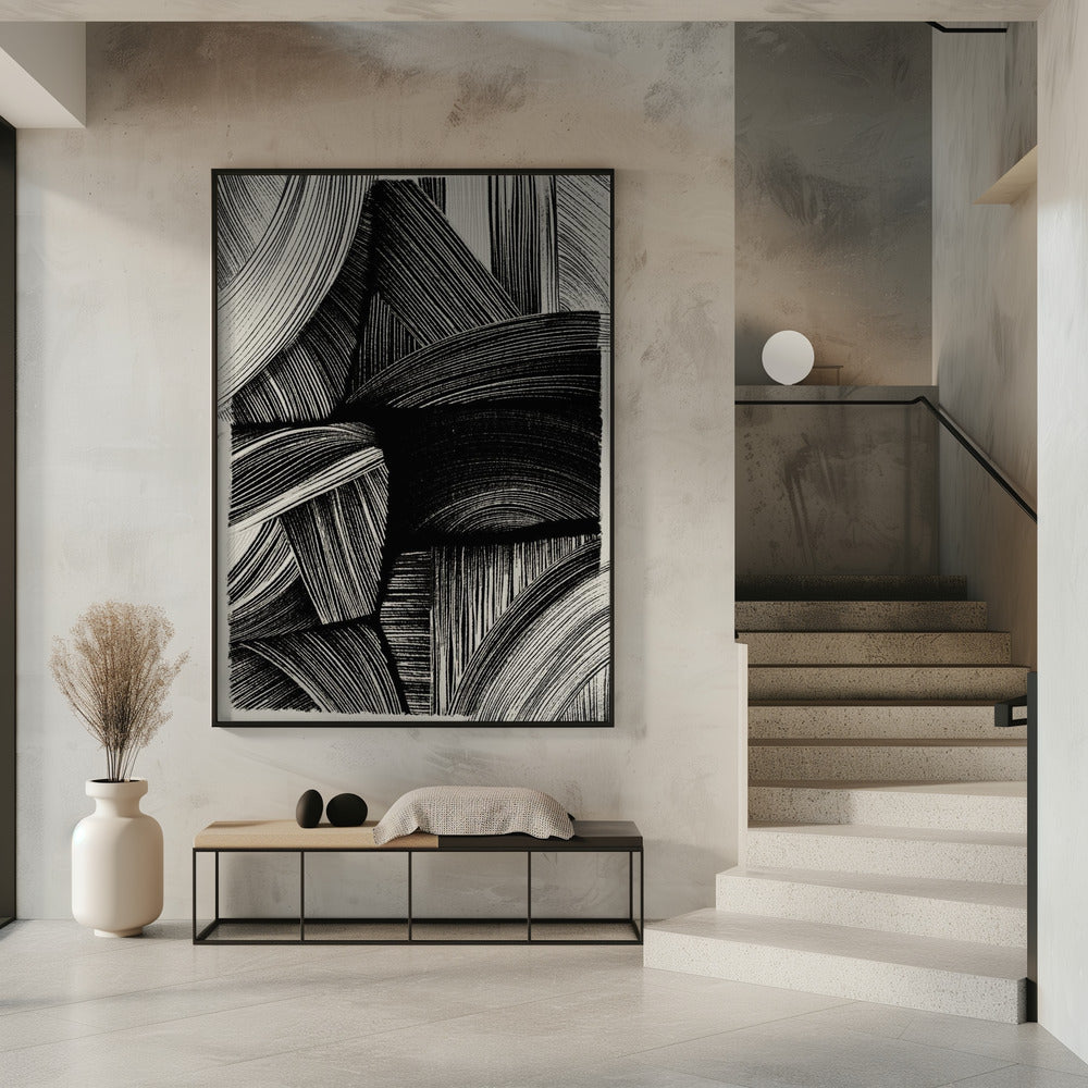 Curved Line Symphony | Poster