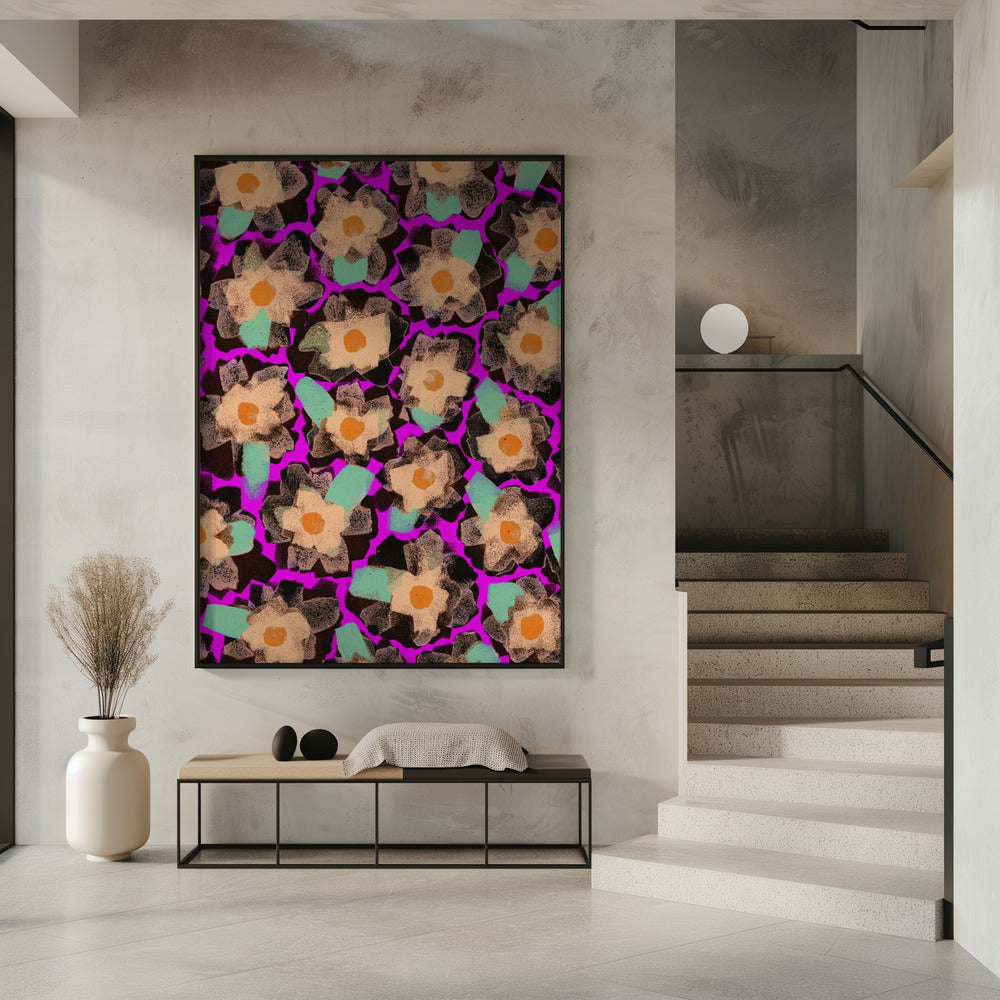 Vibrant Petal Dance | Poster