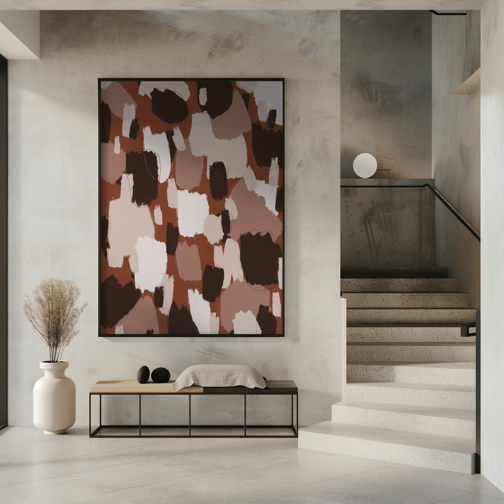 Earthy Brush Strokes | Poster