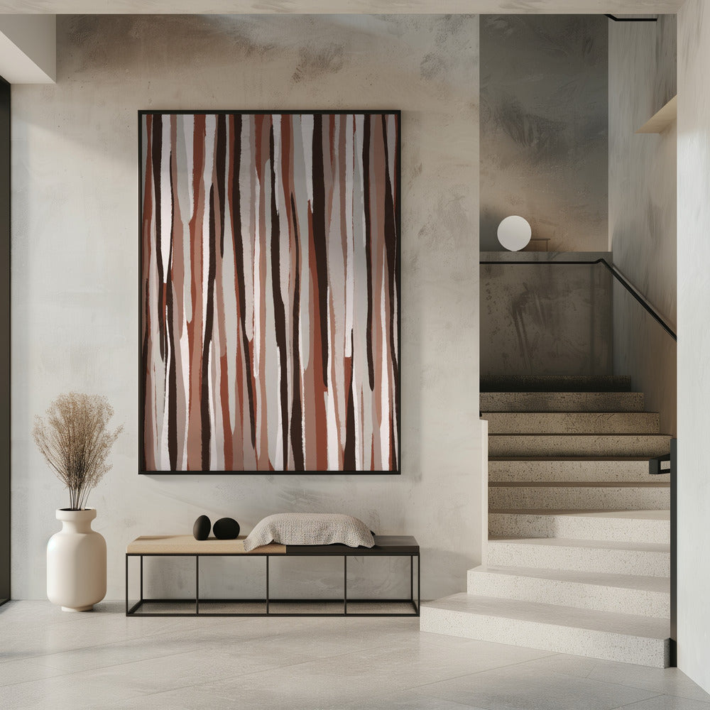 Vertical Earth Tones | Poster