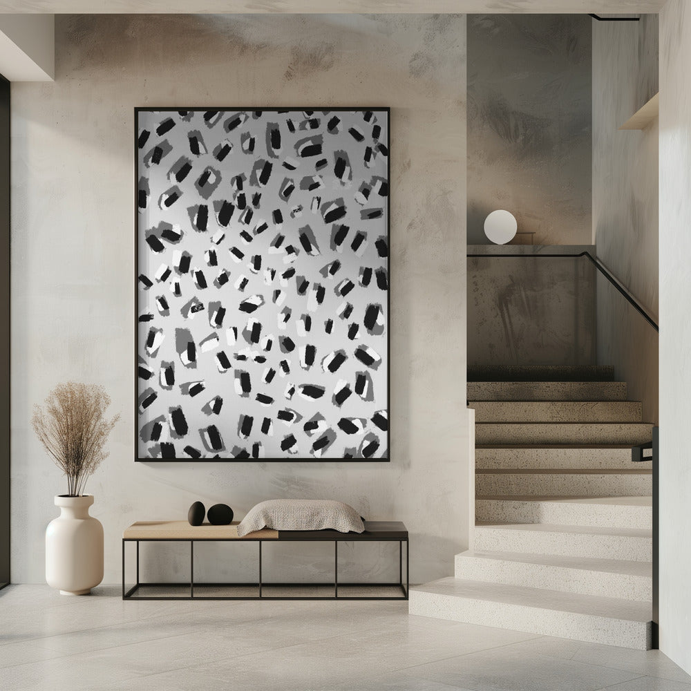 Monochrome Chaos | Poster