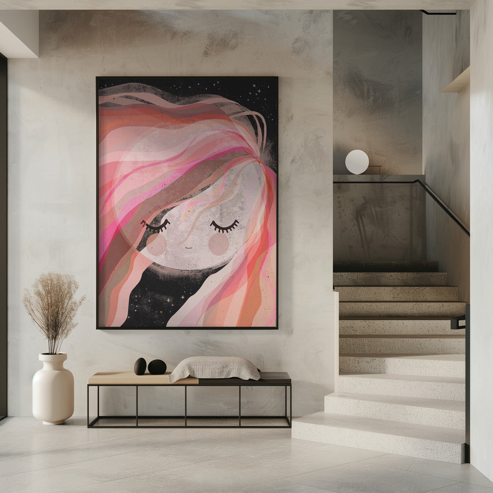 Dreamy Moon Whispers | Poster