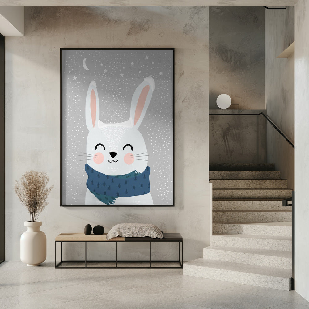Winter Bunny Bliss | Poster