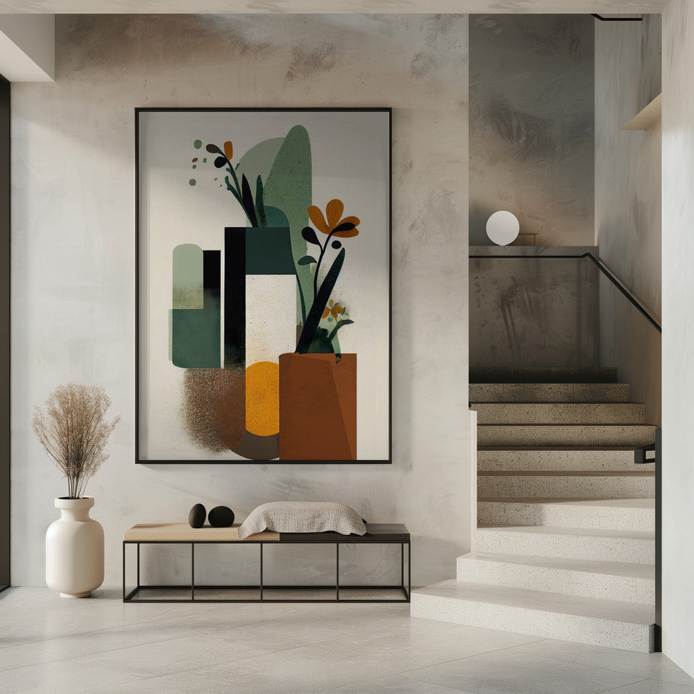 Abstract Garden Vista | Poster