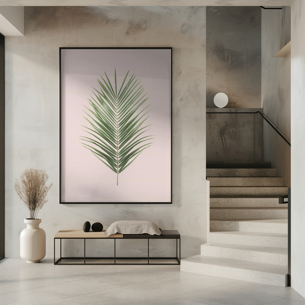 Palm Leaf Blush | Poster